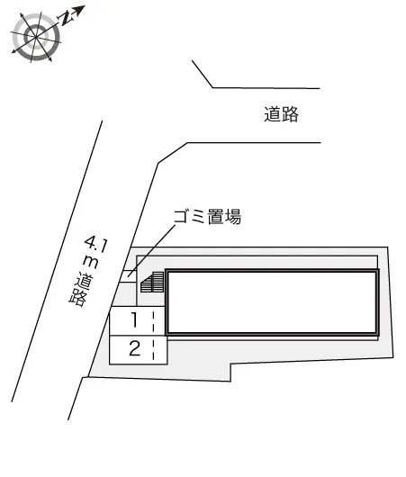 ★手数料０円★吹田市泉町５丁目 月極駐車場